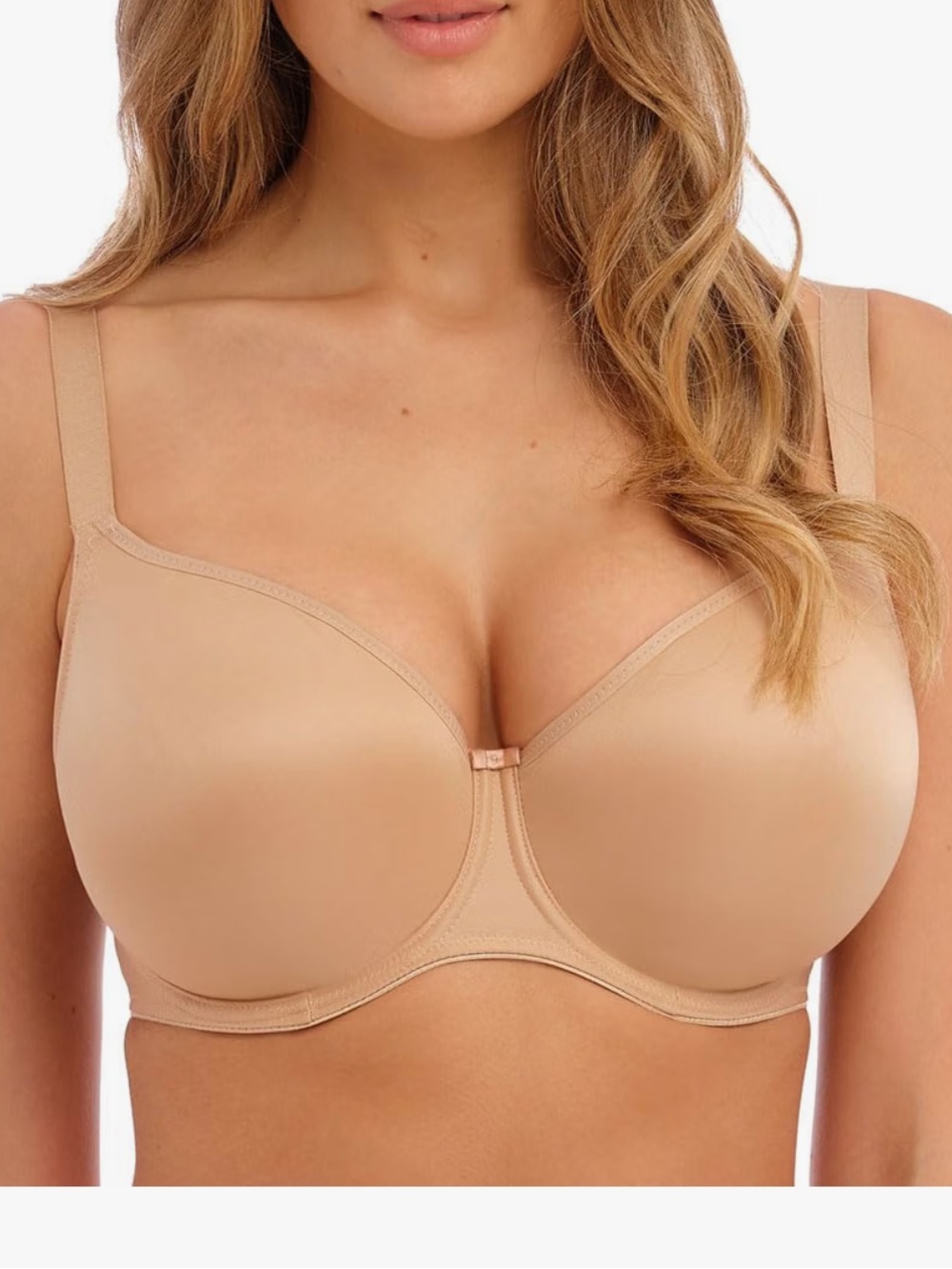 Fantasie 4520 Unlined Under Wire Balconette Nude Bra 32D .